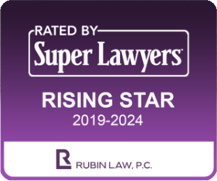 Rated by Super Lawyers — Rising Star badge for Daniel S. Rubin